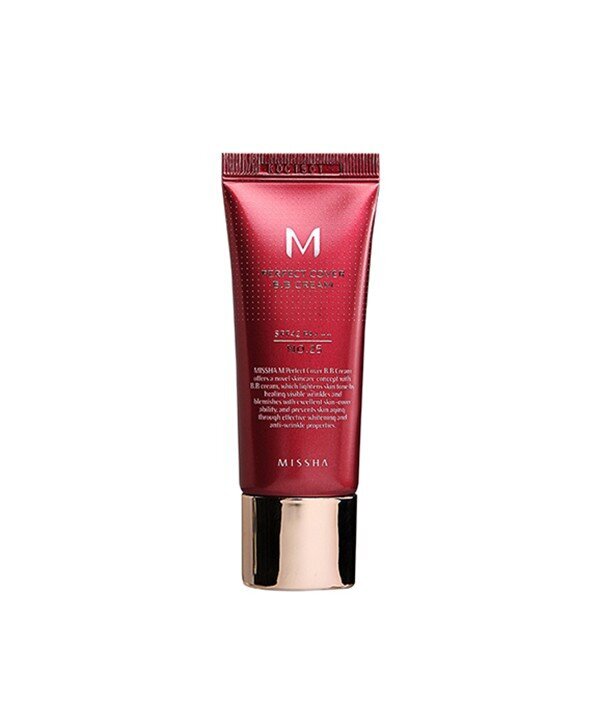 Näokreem BB Missha M Perfect Cover nr 25 soe beež SPF42/PA+++, 20 ml hind ja info | Jumestuskreemid ja puudrid | hansapost.ee