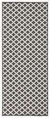 Vaip NORTHRUGS Twin Nizza Black Cream, 80x250 cm цена и информация | Коврики | hansapost.ee