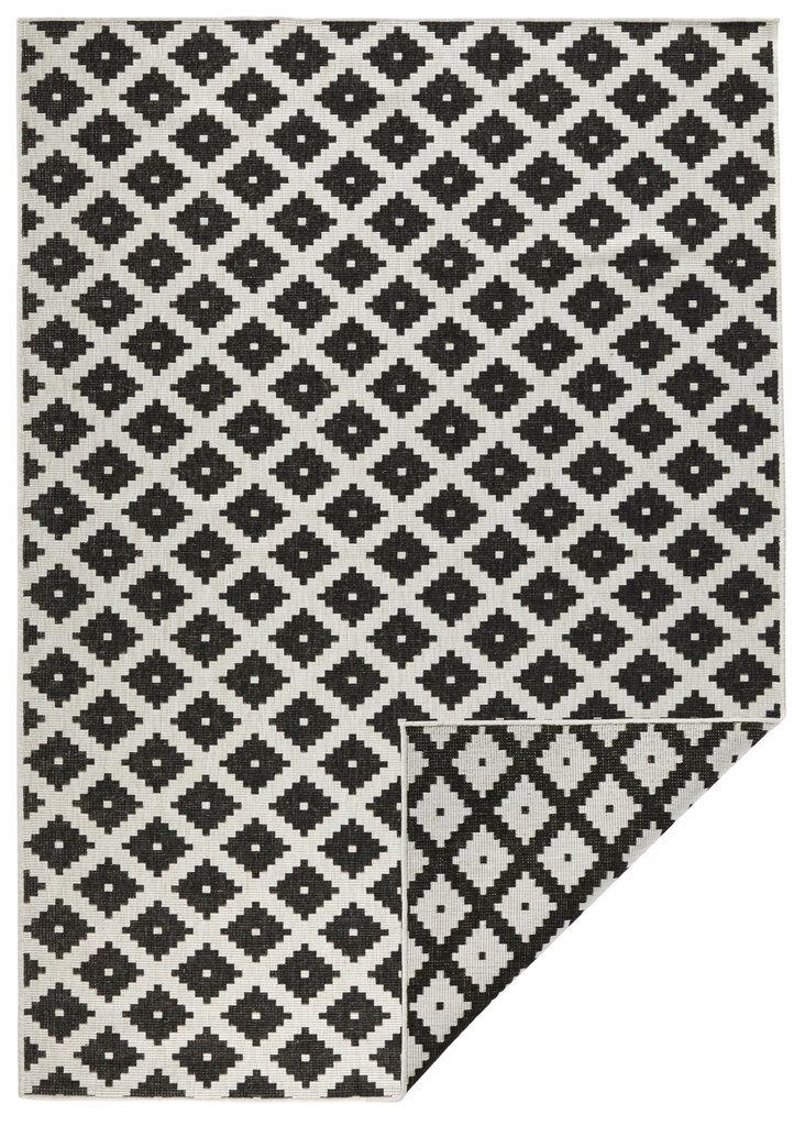 Vaip NORTHRUGS Twin Nizza Black Cream, 80x250 cm цена и информация | Vaibad | hansapost.ee