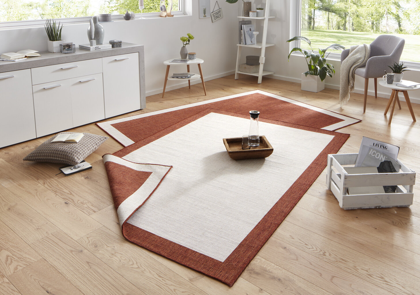 Vaip NORTHRUGS Twin Panama Terra Cream, 160x230 cm hind ja info | Vaibad | hansapost.ee