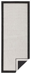 Vaip NORTHRUGS Twin Panama Black Cream, 80x350 cm цена и информация | Ковры | hansapost.ee