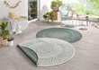 Vaip NORTHRUGS Twin Porto Green Cream, 140x140 cm hind ja info | Vaibad | hansapost.ee