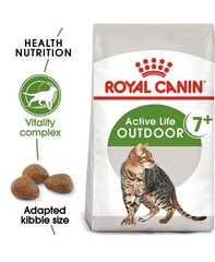 Royal Canin Outdoor 7+ для диких кошек старшего возраста, 10 кг цена и информация | Сухой корм для кошек | hansapost.ee