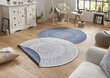 Vaip NORTHRUGS Twin Porto Blue Cream, 140x140 cm hind ja info | Vaibad | hansapost.ee