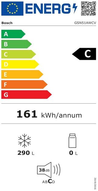 Bosch GSN51AWCV hind ja info | Sügavkülmikud, külmakirstud | hansapost.ee