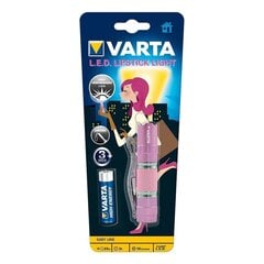 Фонарик Varta LED Lipstick Light 1AA, розовый цена и информация | Фонарики, прожекторы | hansapost.ee