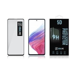 OBAL:ME 5D Glass Screen Protector for Samsung Galaxy  A52|A52 5G|A52s 5G|A53 5G Black цена и информация | Защитные пленки для телефонов | hansapost.ee