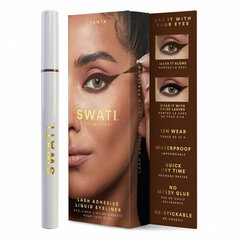 Подводка для глаз Swati Lash Adhesive Liquid Eyeliner Vanta Brown, 1 шт. цена и информация | Тушь, средства для роста ресниц, тени для век, карандаши для глаз | hansapost.ee