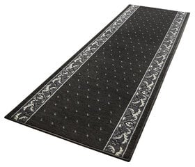 Vaip Hanse Home Basic Floret Black, 80x450 cm hind ja info | Vaibad | hansapost.ee