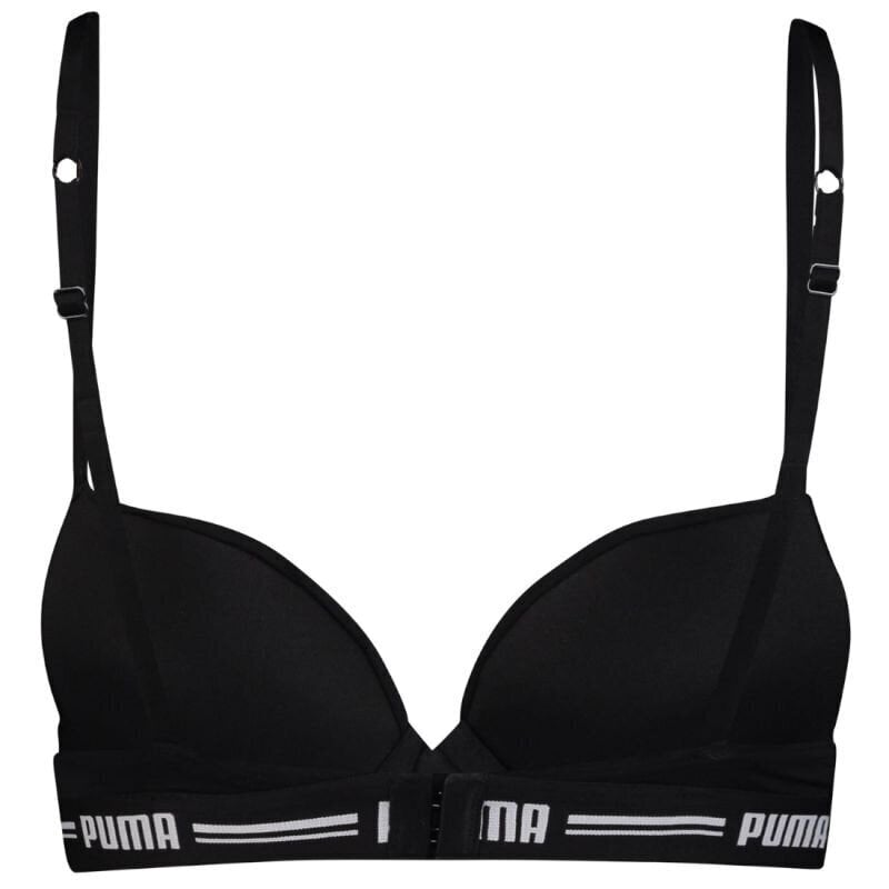 Naiste rinnahoidja Puma T Shirt Bra W 604053 001200, must цена и информация | Rinnahoidjad | hansapost.ee