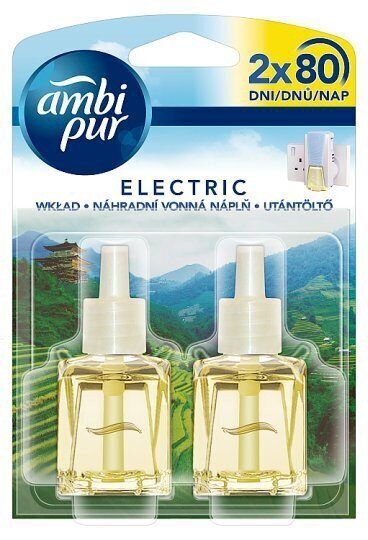 Õhuvärskendaja täide AMBI PUR MONO Japan Tatami, 2x20 ml цена и информация | Õhuvärskendajad | hansapost.ee