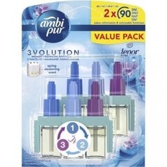 Сменный картридж Ambi Pur 3Volution Lenor, Spring, для электрического освежителя, 2х20 мл цена и информация | Освежители воздуха | hansapost.ee