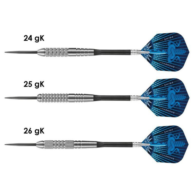 Noolemäng Harrows Assassin Darts 80% Steeltip, 3 tk., sinine, hall hind ja info | Noolemängud | hansapost.ee