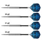 Noolemäng Harrows Assassin Darts 80% Steeltip, 3 tk., sinine, hall hind ja info | Noolemängud | hansapost.ee