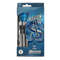 Дартс Harrows Assassin Darts 80% Steeltip, 3 шт, синий, серый цена и информация | Дартс | hansapost.ee