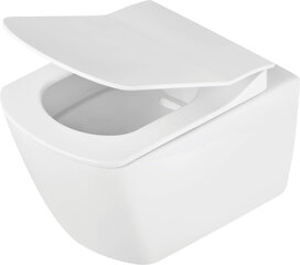 WC-pott Deante Anemon Rimless koos aeglaselt sulguva kaanega, White price and information | WС-potid | hansapost.ee