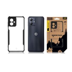 Tactical Quantum Stealth Cover for Motorola G54 5G|Power Edition Clear|Black цена и информация | Чехлы для телефонов | hansapost.ee