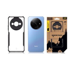 Tactical Quantum Stealth Cover for Xiaomi Redmi A3 2024 Clear|Black цена и информация | Чехлы для телефонов | hansapost.ee