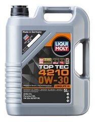 LIQUI MOLY mootoriõli TOP TEC 4210 0W-30 5L price and information | Engine oils | hansapost.ee