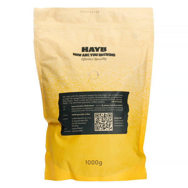 HAYB Premium Yellow jahvatatud kohv, 1kg hind ja info | Kohv ja kakao | hansapost.ee