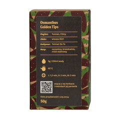 Teasome Osmanthus Gold Tips must tee, 50g hind ja info | Tee | hansapost.ee