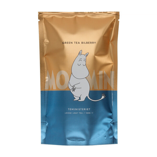 Teministeriet Moomin Bilberry roheline tee, 100g hind ja info | Tee | hansapost.ee