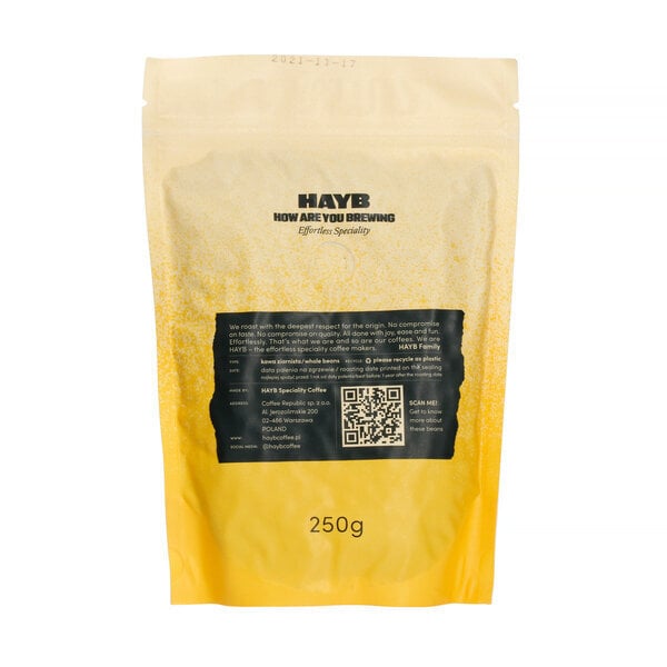 HAYB Yellow Espresso jahvatatud kohv, 250g hind ja info | Kohv ja kakao | hansapost.ee