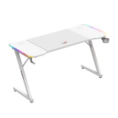 Игровой стол Huzaro Hero 3.3 White RGB цена и информация | Компьютерные, письменные столы | hansapost.ee