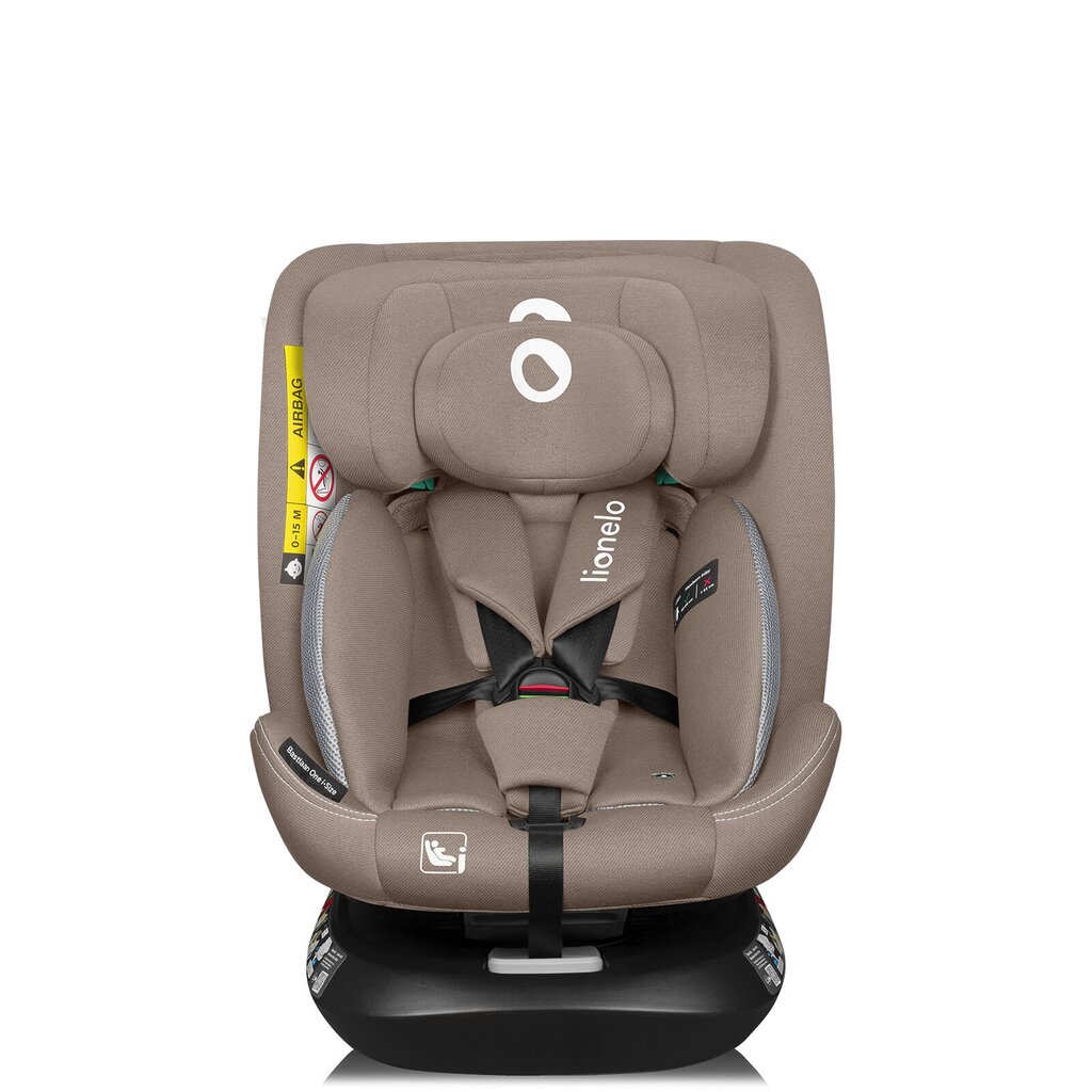 Turvatool Lionelo Bastiaan I-size, 0-36 kg, beige hind ja info | Turvatoolid ja turvahällid | hansapost.ee