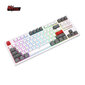 Klaviatuur Royale Kludge RK R87, Red Switches, Valge hind ja info | Klaviatuurid | hansapost.ee