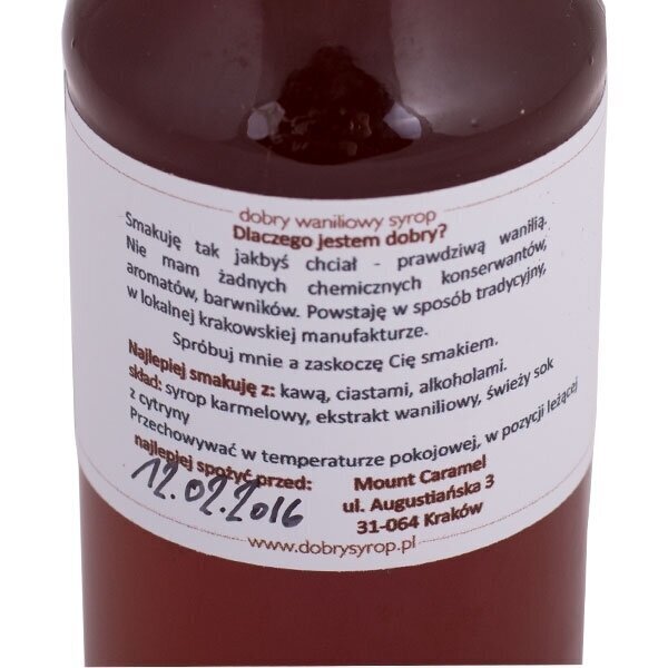 Siirup Mount Caramel Vanilla Good, 200ml цена и информация | Maiustused | hansapost.ee