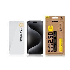 Tactical Glass Shield 2.5D для Apple iPhone 15 Pro Max Clear цена и информация | Защитные пленки для телефонов | hansapost.ee