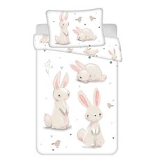 Jerry Fabrics детский комплект постельного белья Bunnies, 100x135, 2 предмета цена и информация | Детское постельное бельё | hansapost.ee