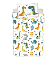 Jerry Fabrics laste voodipesukomplekt Dino, 100x135, 2-osaline price and information | Laste voodipesu | hansapost.ee