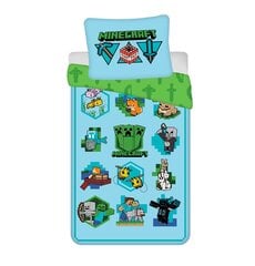 Jerry Fabrics laste voodipesukomplekt Minecraft, 140x200, 2-osaline hind ja info | Laste voodipesu | hansapost.ee