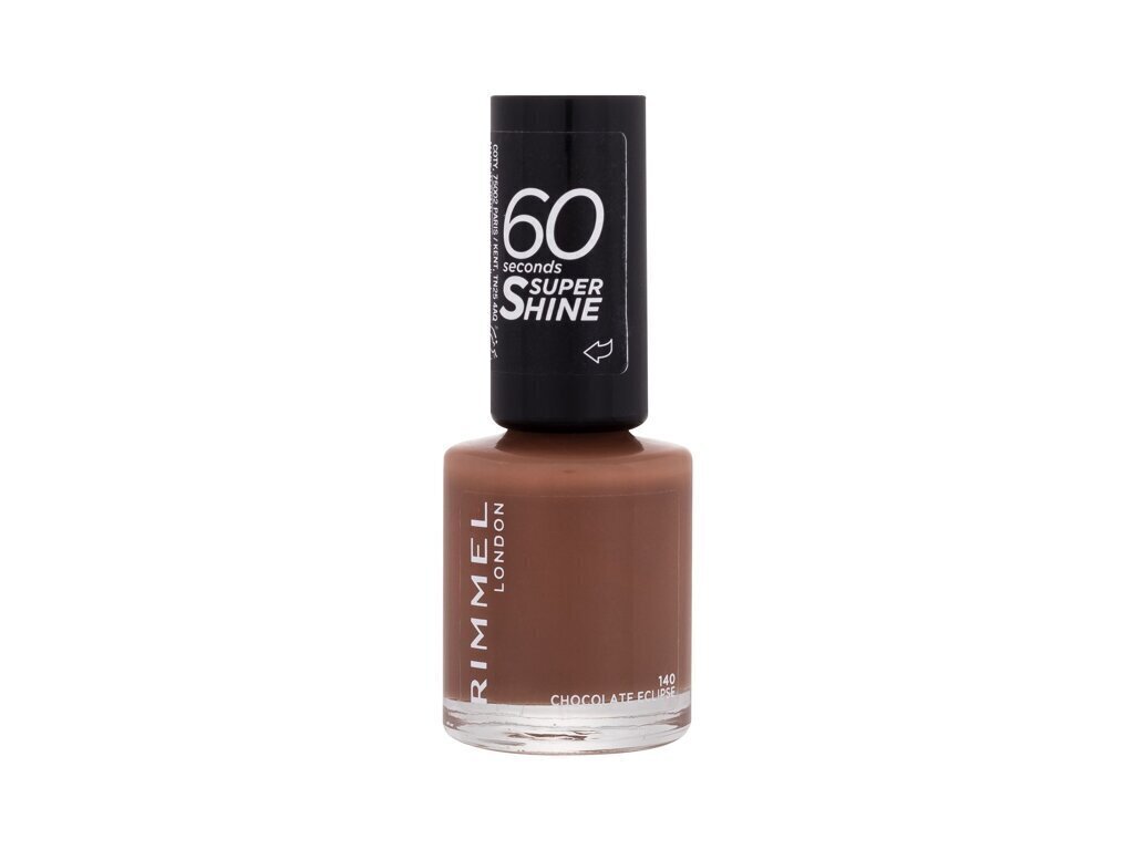 Küünelakk Rimmel 60 Seconds Nail Polish 140 Chocolate Eclipse, 8 ml цена и информация | Küünelakid ja küünelakieemaldajad | hansapost.ee