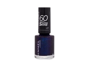 Rimmel 60 Seconds Super Shine Nail Polish 563 Midnight Rush цена и информация | Лаки для ногтей, укрепители для ногтей | hansapost.ee