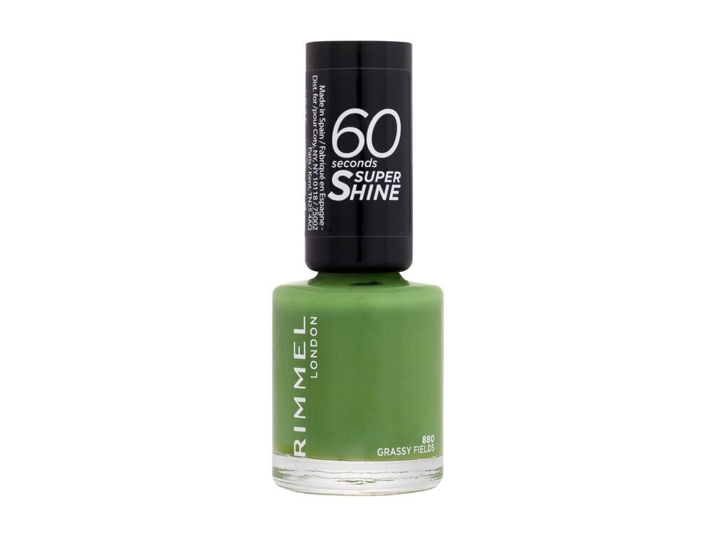 Küünelakk Rimmel 60 Seconds Nail Polish 880 Grassy Fields, 8 ml цена и информация | Küünelakid ja küünelakieemaldajad | hansapost.ee