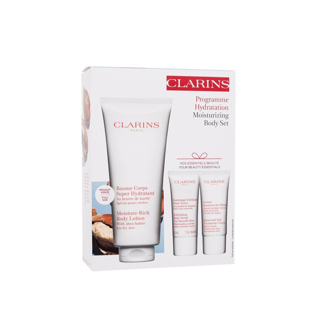 Kehahoolduskomplekt, Clarins Moisture Rich hind ja info | Kehakreemid, kehaõlid ja losjoonid | hansapost.ee