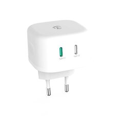 Toalaadija 45W 2xUSB-C, Gan, PD hind ja info | Nedis Mobiiltelefonid ja lisatarvikud | hansapost.ee