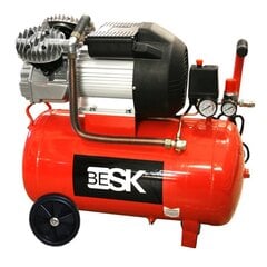 Kompressor Besk, 50 l, 369 l/min, 8 bar hind ja info | Kompressorid | hansapost.ee