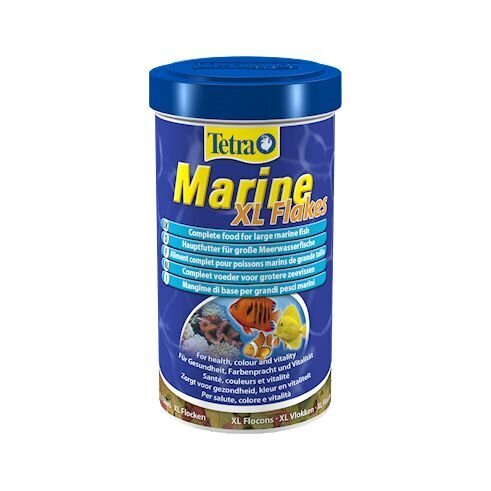 Kalatoit Tetra Marine XL Flakes, 500 ml hind ja info | Kalade toit | hansapost.ee