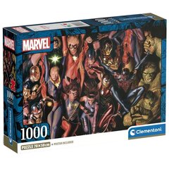 Pusle Clementoni Marvel, 1000 tk price and information | Pusled lastele ja täiskasvanutele | hansapost.ee