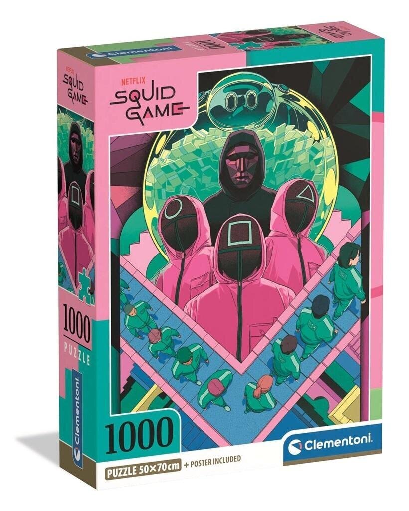 Pusle Clementoni Squid Game 2, 1000 tk hind ja info | Pusled lastele ja täiskasvanutele | hansapost.ee