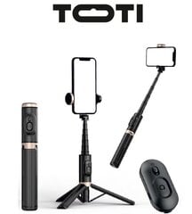 Seek Toti Seek Toti Selfie Stick with Hidden Design Stable Tripod Q12, Black (Black) price and information | Telefonihoidjad | hansapost.ee