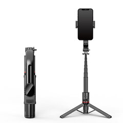 Seek Toti Seek Toti Selfie Stick with Lightweight Bracket Tripod L12-B, Black (Black) hind ja info | Telefonihoidjad | hansapost.ee