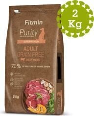 Fitmin Purity Grain Free kuivtoit täiskasvanud koertele veiselihaga, 2 kg price and information | Dry dog food and crisps | hansapost.ee