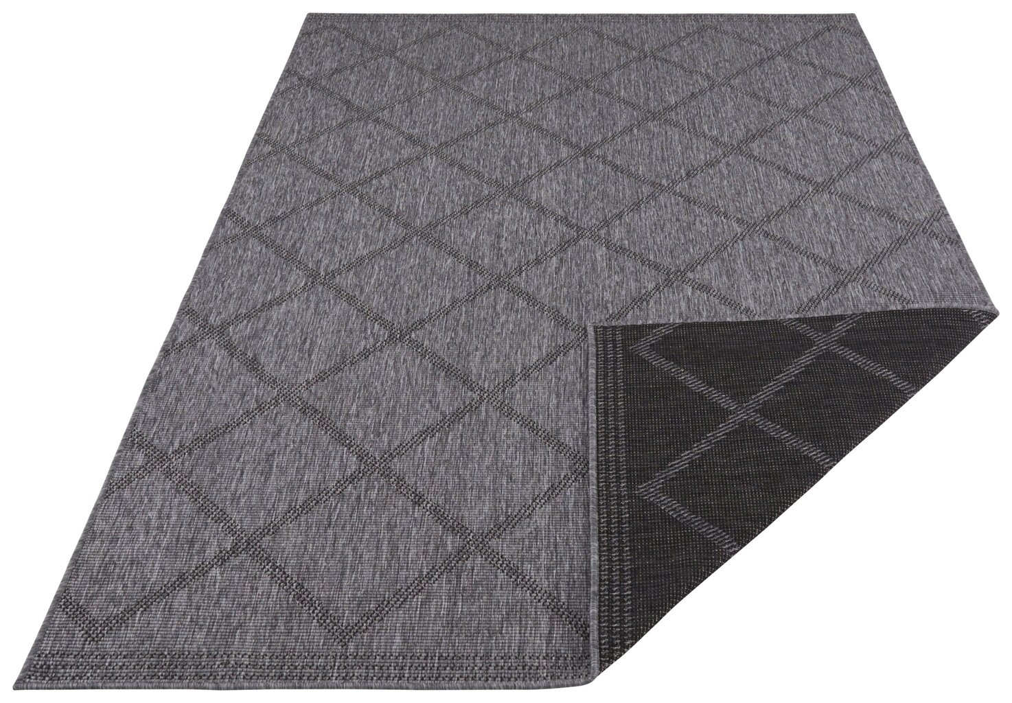 NORTHRUGS kahepoolne vaip Twin Supreme Black Antracite, 160x230 cm цена и информация | Vaibad | hansapost.ee