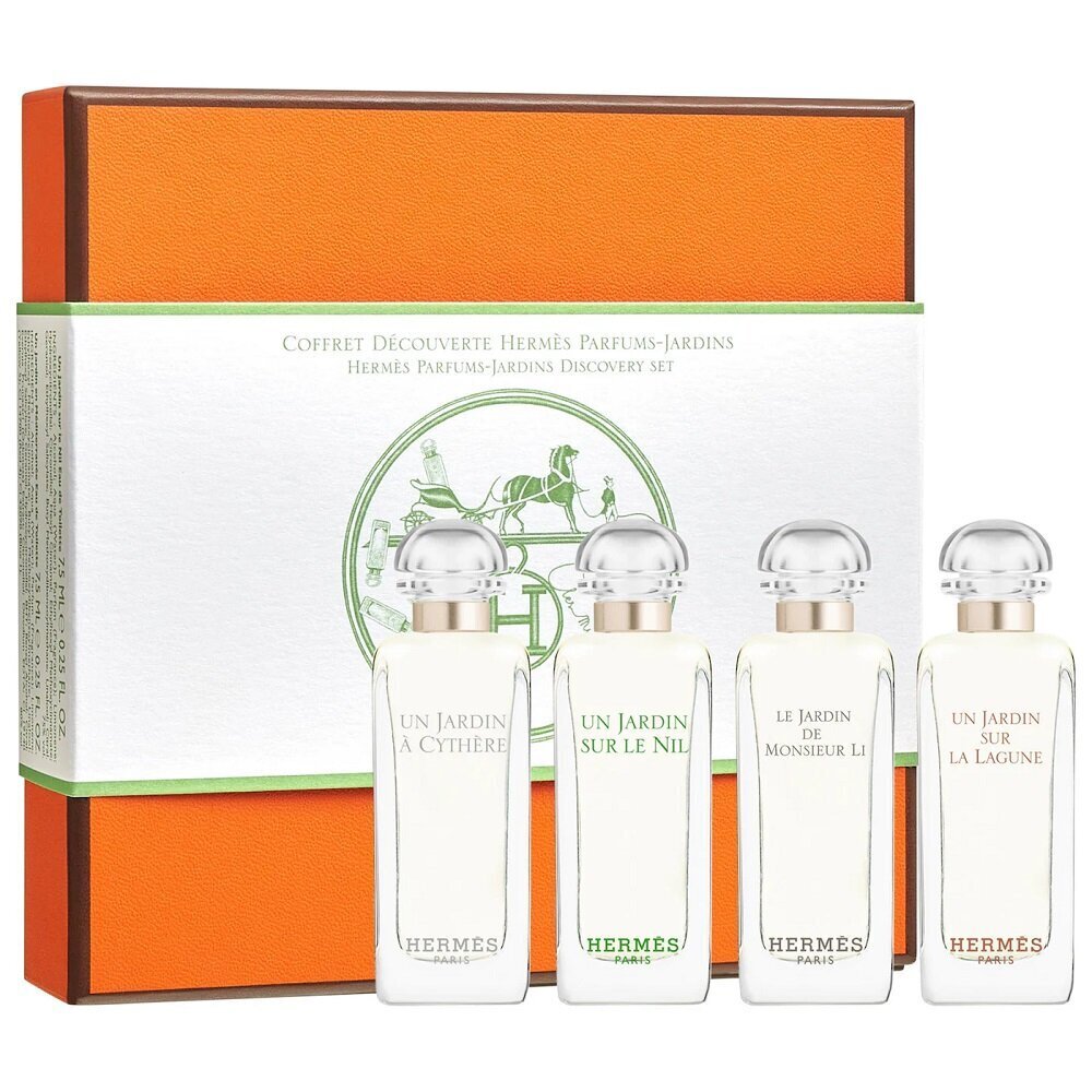 Komplekt Hermes naistele: Jardin Collection Sur Le Nil 7,5 ml + De Monsieur Li EDT 7,5 ml + Sur La Lagune 7,5 ml + Sur A Cythere 7,5 ml цена и информация | Parfüümid naistele | hansapost.ee