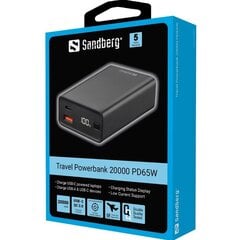 Sandberg 420-95 20000 мАч цена и информация | Зарядные устройства Power bank | hansapost.ee